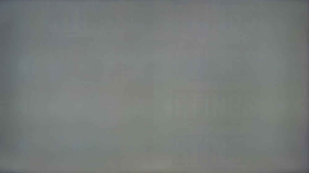 Temporary image retention on the Samsung TU8000.