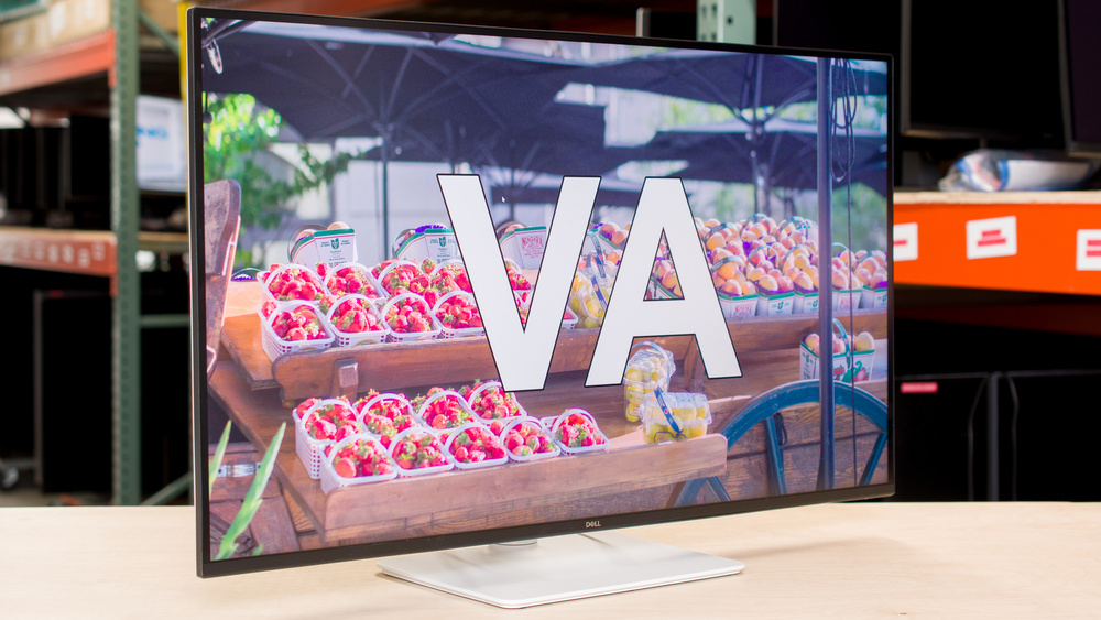 A VA monitor in the RTINGS.com lab.