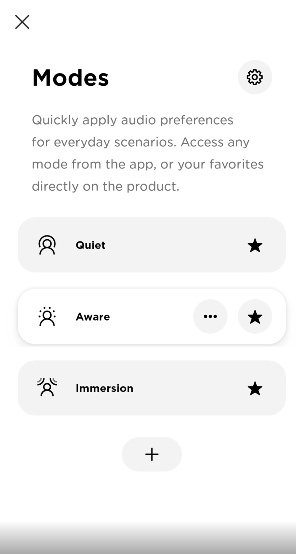 A screenshot of the Bose Music app.