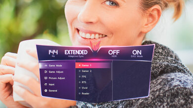 The OSD of the LG 27GR93U-B in the Gamer 1 picture mode.