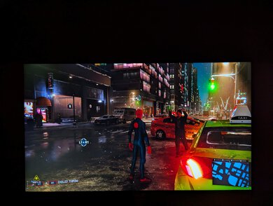 Miles Morales on the PS5 in SDR on the ASUS PA27JCV.