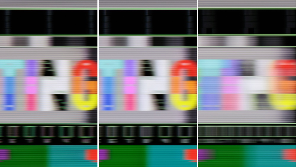 Comparison of motion handling at 144Hz, 120Hz, and 60Hz respectively.