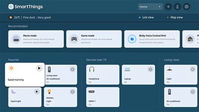 Samsung's SmartThings app.