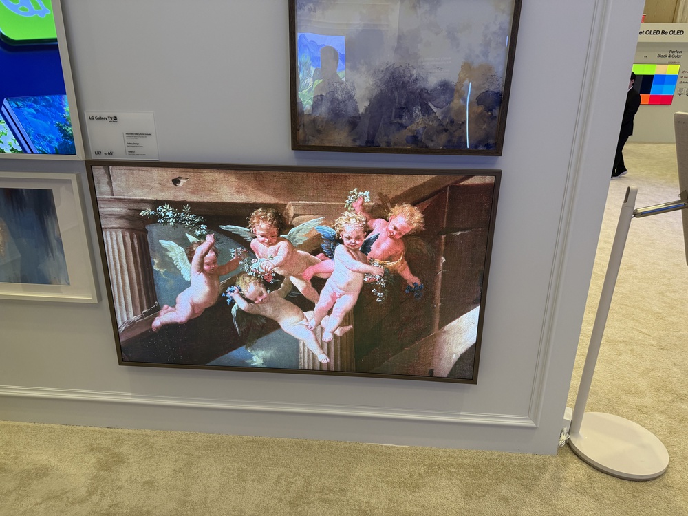LG's new Gallery TV.