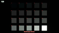 Black level of the LG 27GX700A-B at 120Hz.