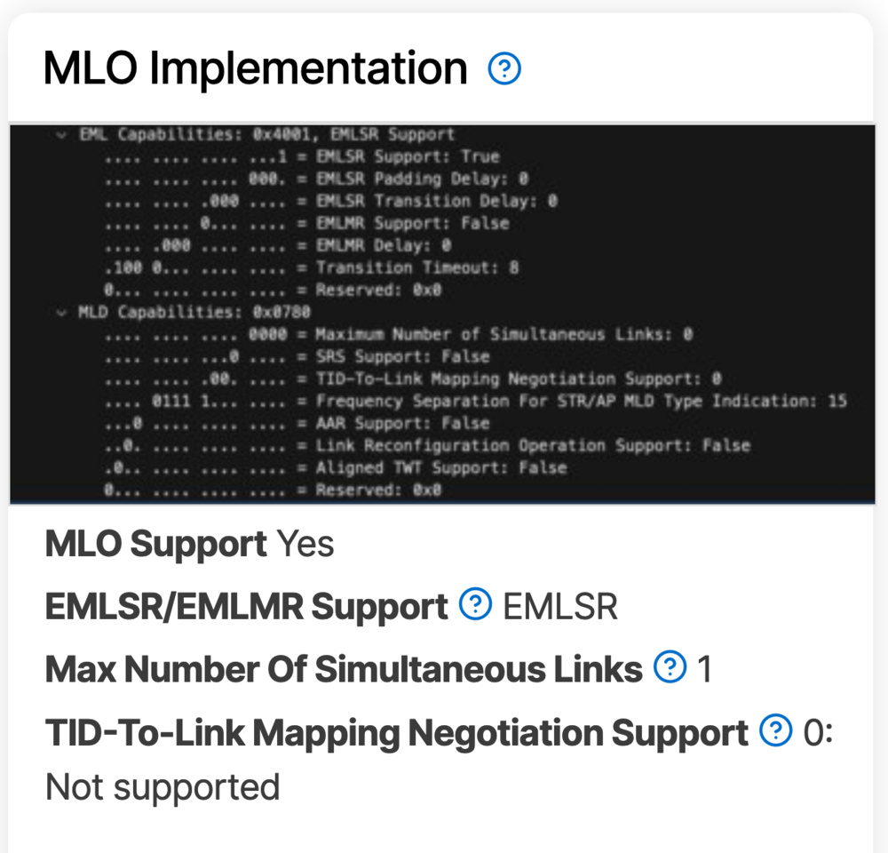 A screenshot of the MLO Implementation text box.