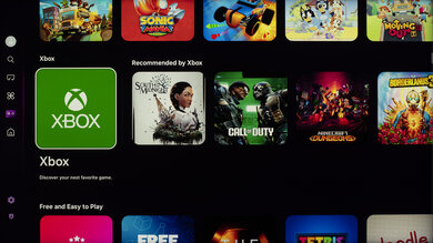GeForce NOW and Xbox game streaming on Samsung TVs.