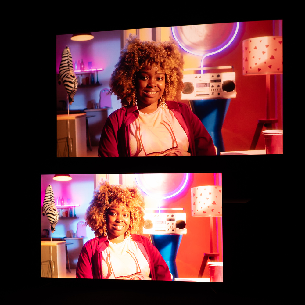 Hisense PX1 PRO vs TCL Q650G (lights off)