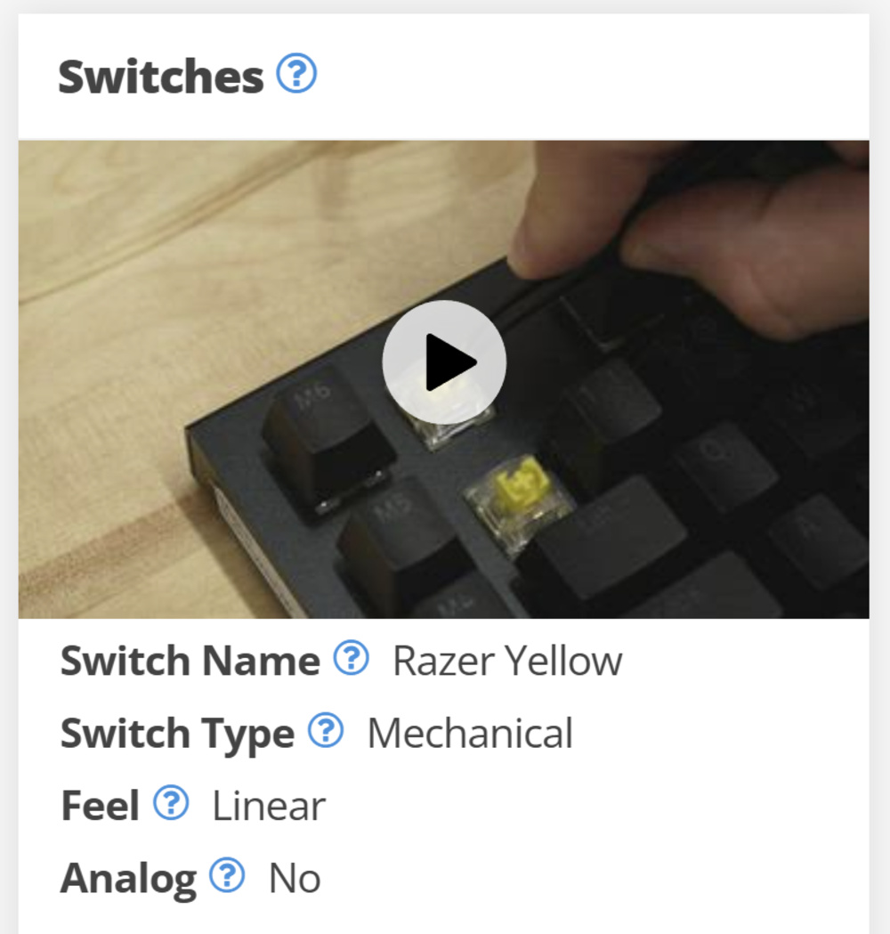 Razer BlackWidow V4 Switches 1.3.1