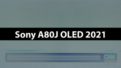 50% gray uniformity slide of the 2021 Sony A80J OLED after running CNN non-stop for 10,800 hours.