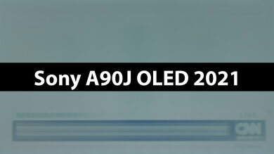 50% gray uniformity slide of the 2021 Sony A90J OLED after running CNN non-stop for 10,800 hours.