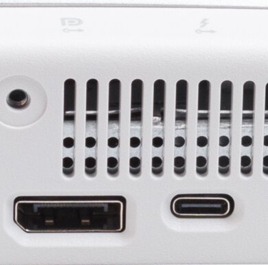 Daisy chaining ports on the Dell U3225QE.