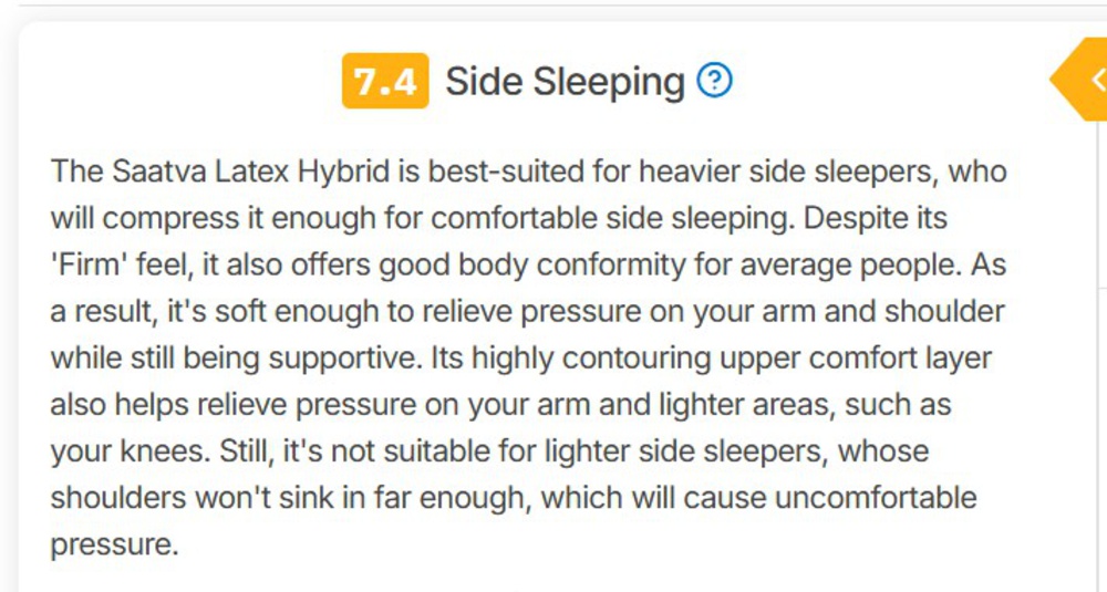 An image of our Side Sleeping usage from Test Bench 1.1