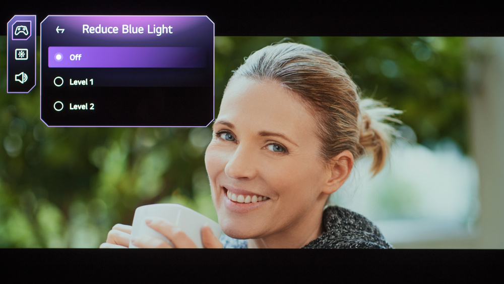 Example of a "Reduce Blue Light" setting on the LG C5 OLED.