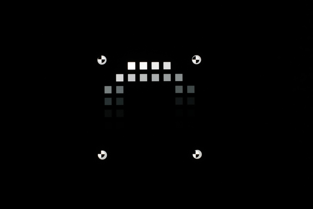 Image showing a 36-patch dynamic range chart