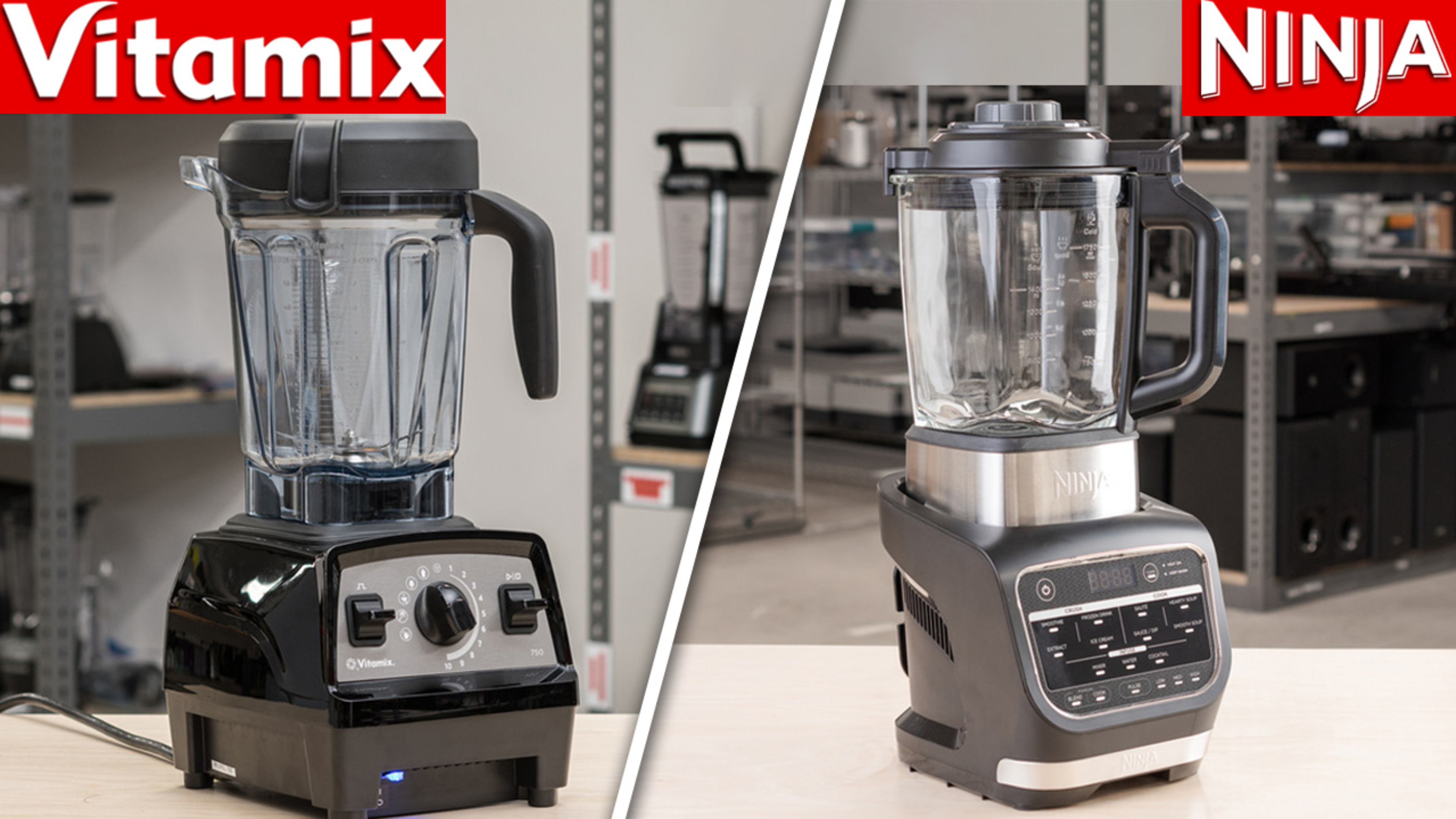 ALL NEW Nutri Ninja Auto IQ Smooth Boost vs Vitamix S30 SHOWDOWN