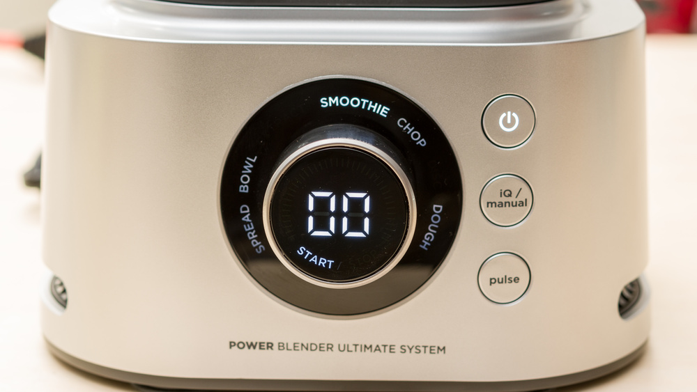 The Ninja Foodi Power Blender Ultimate System's control panel.