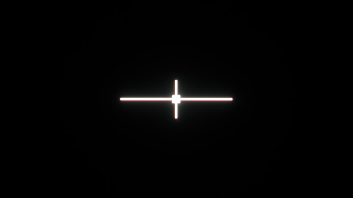 Black uniformity image on the ASUS PG27UCDM.