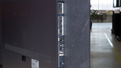 Inputs on the LG C5 OLED.