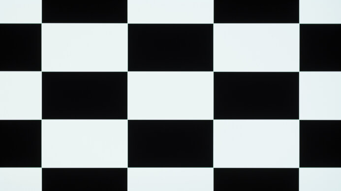 Checkerboard pattern of the ASUS XG27AQDMG