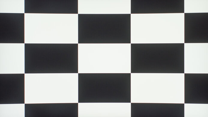 Checkerboard pattern of the MSI Optix G321CU.