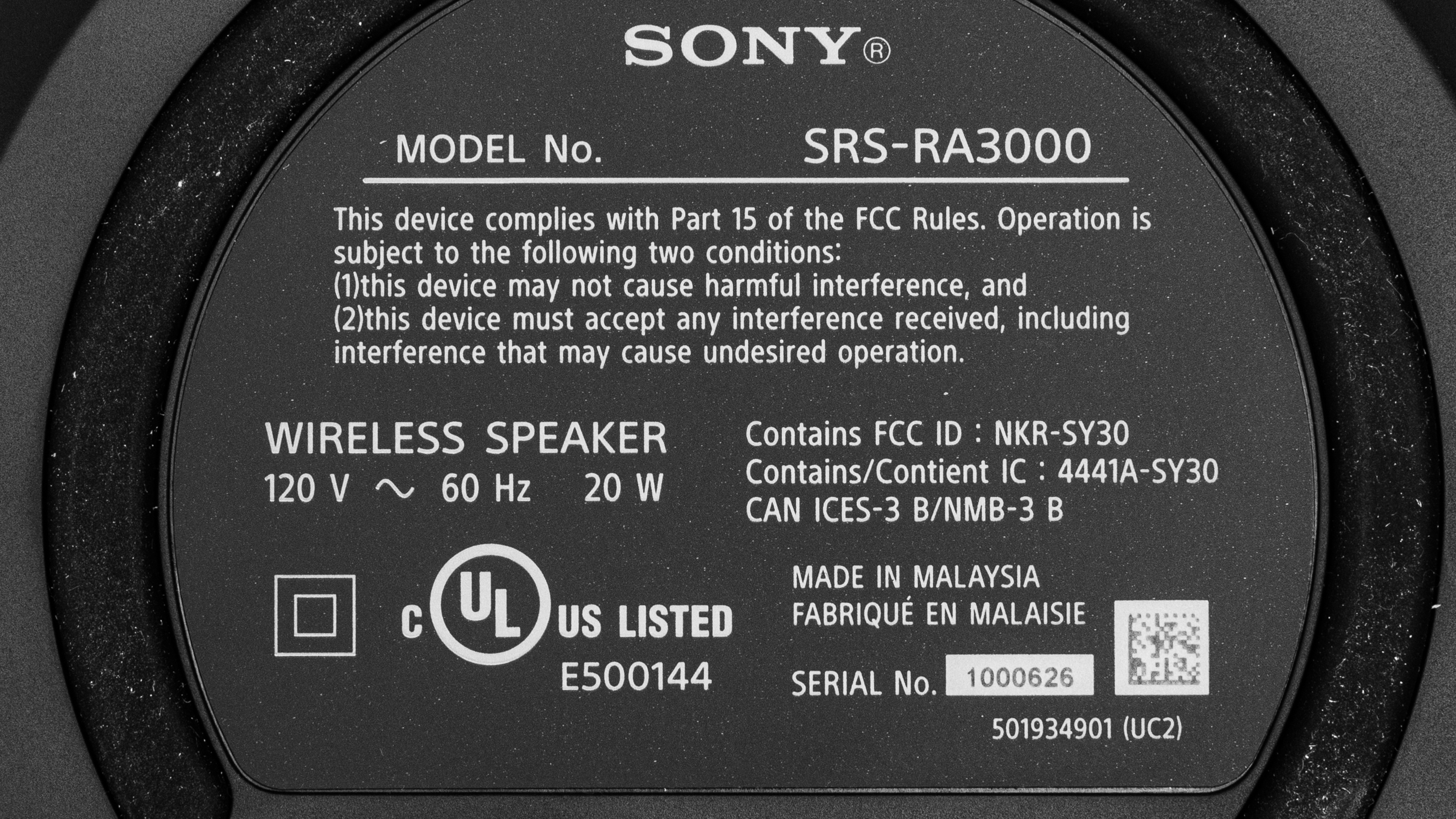 Presentamos la Sony altavoz inalámbrico premium SRS-RA3000 