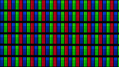 VA subpixels on the Samsung Q8F 2025.