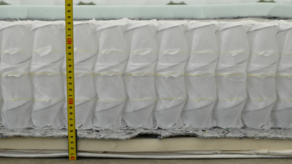 The WinkBed's spring support layer.