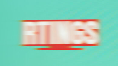 A TV failing the motion interpolation test at 30fps.