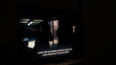 Lighting Zone Precision test on the Sony BRAVIA 9 II showing some haloing.