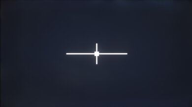 Native black uniformity photo on the LG UA77.