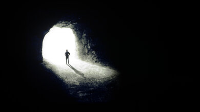 Contrast photo on the Hisense 100U8QG