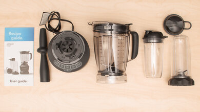 The NutriBullet Blender Combo comes with a large-capacity pitcher and a pair of personal jars for smoothies.