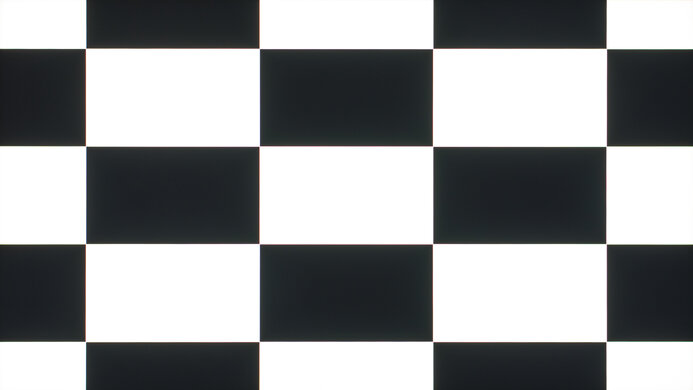Checkerboard pattern on the AOC Q27G40XMN.