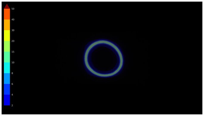 MSI MPG 271QRX total reflected light picture