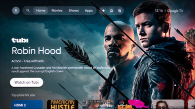 Google TV 14 interface on TCL.