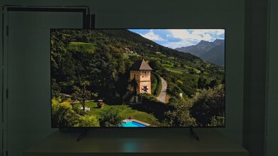 Landscape pool real scene photo on the Samsung S85F OLED.