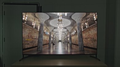 Hallway lights real scene photo on the Sony BRAVIA 8 II OLED.