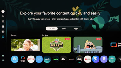 Samsung's Tizen OS smart interface.