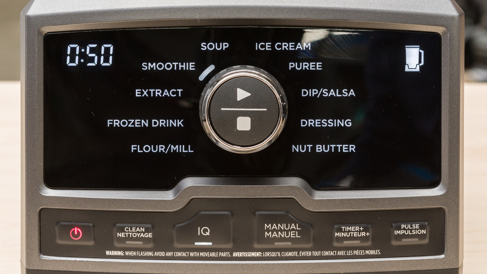 The Ninja Chef's controls.