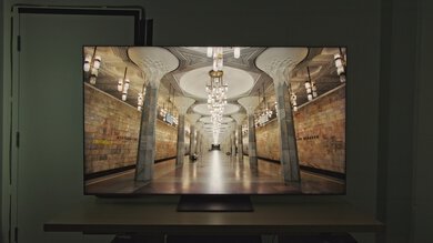 Hallway lights photo on the TCL 65QM8K.