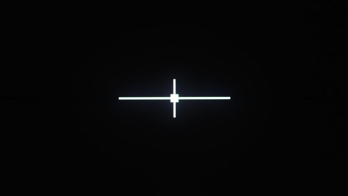 Black uniformity photo with local dimming on the KOORUI S2741LM.