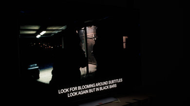 Perfect lighting zone precision on the Samsung S90F with no halo effect.