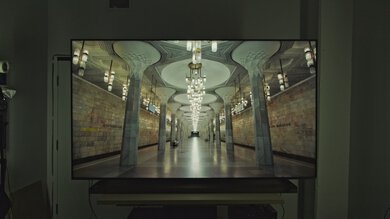 Hallway lights photo on the Hisense 100U8QG