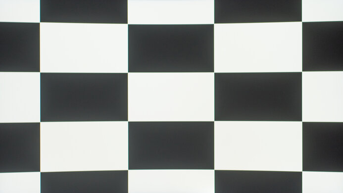 Checkerboard pattern of the Samsung Odyssey G6. S32BG65.
