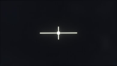 Native black uniformity photo on the TCL QM7K.