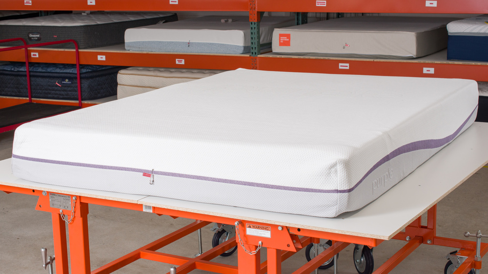 The design of the Purple Mattress.