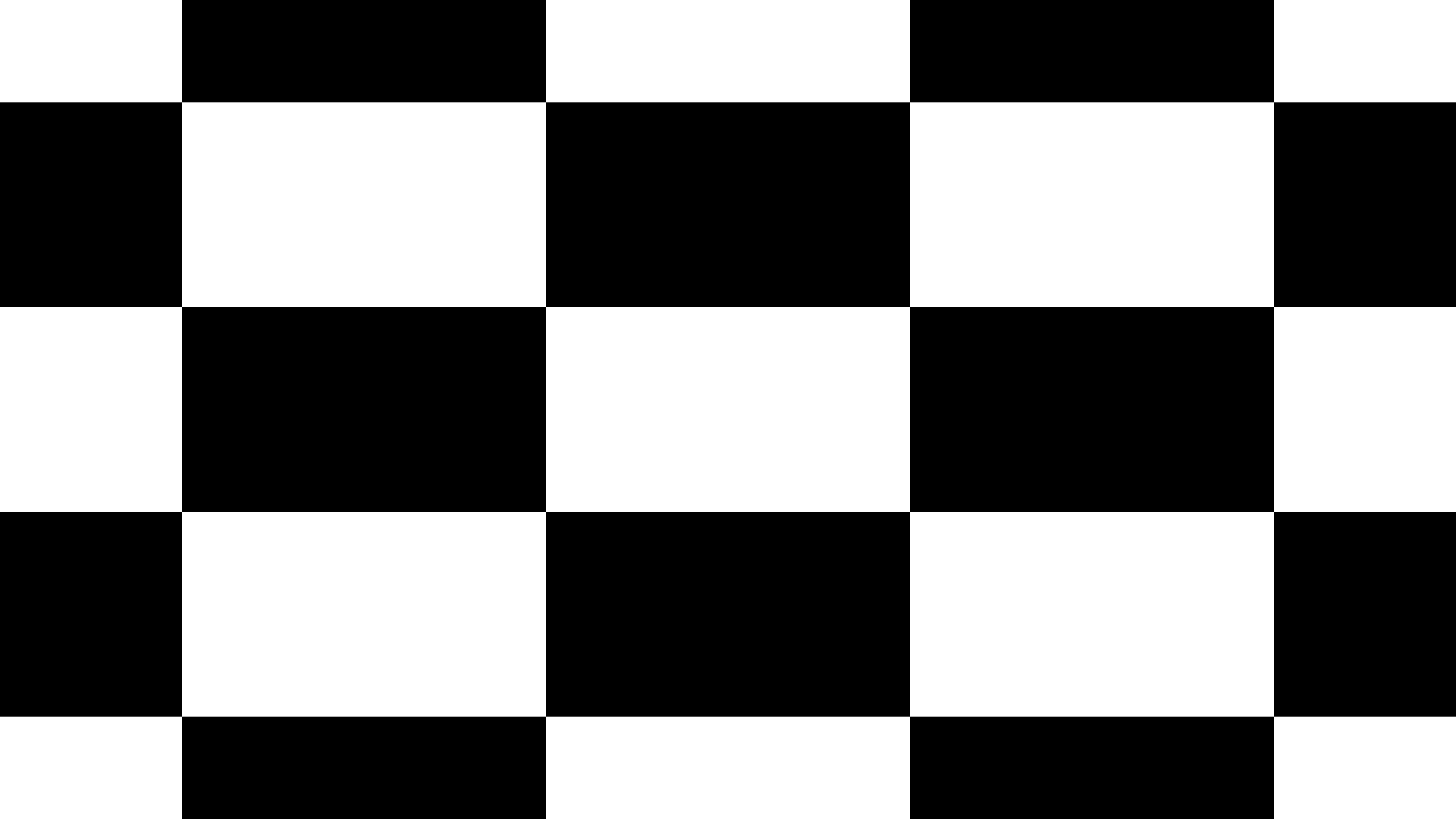 RTINGS.com checkerboard contrast ratio pattern.