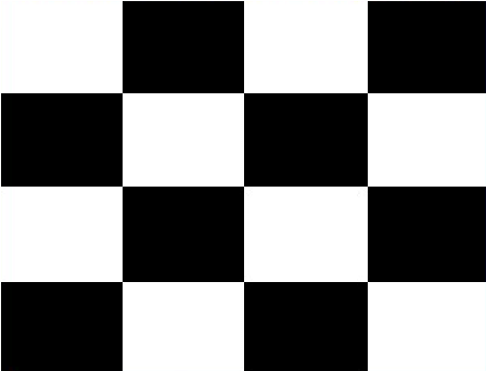 Test pattern of an ANSI checkerboard pattern.